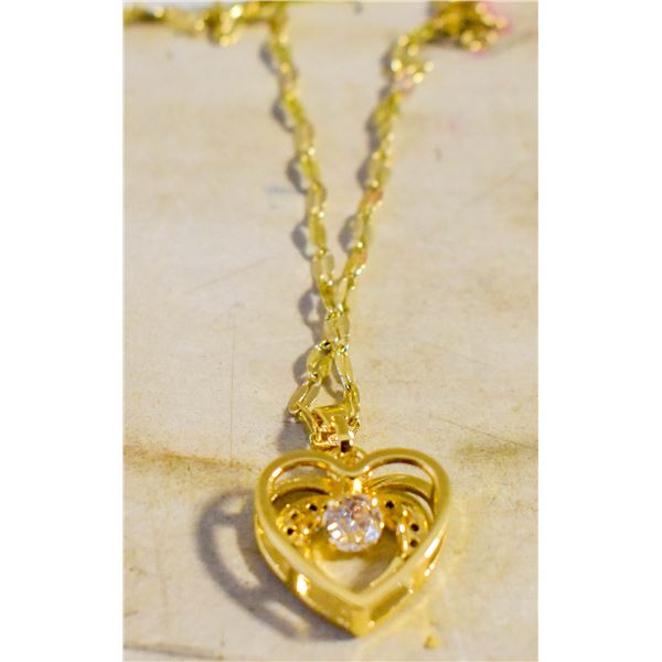 ESTATE HEART PENDANT NECKLACE