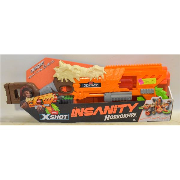 DOOMSDAY ZURU XSHOT INSANITY GUN NERF