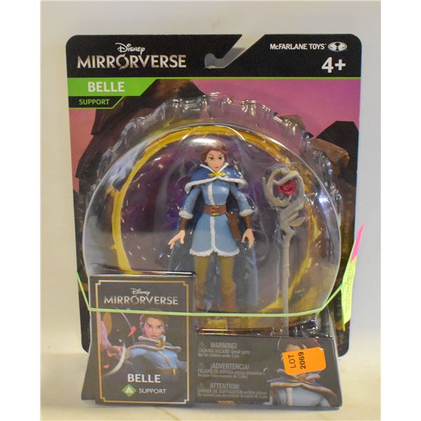 DISNEY MIRRORVERSE BELLE SUPPORT FIGURINE IN PACK