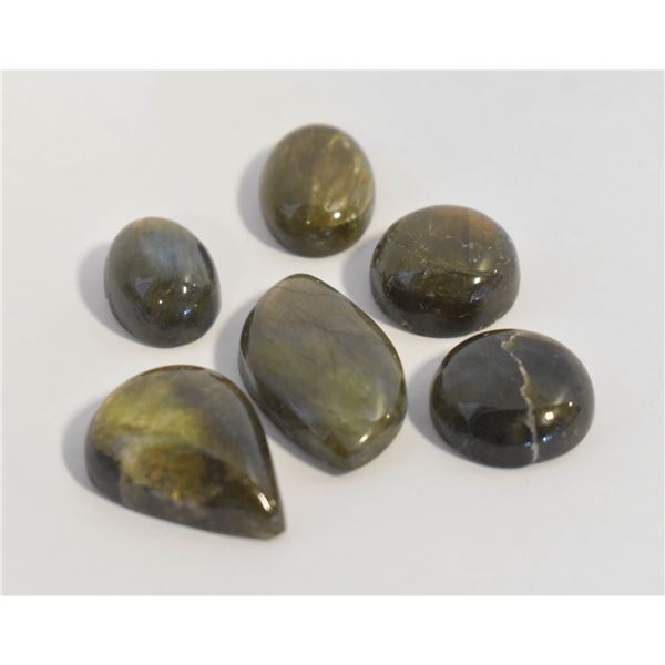 #40-NATURAL LABRADORITE STONES 98 CT