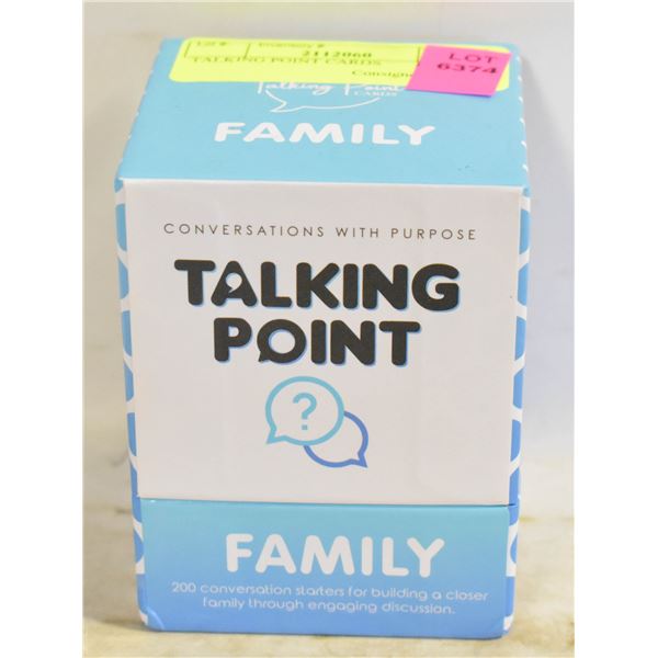 TALKING POINT CARDS