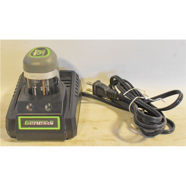 GENESIS 12V BATTERY AND CHARGER FITS POWERSMITH