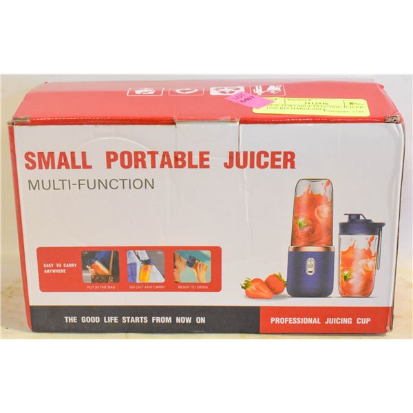 NEW PORTABLE ELECTRIC JUICER, USB RECHARGEABLE