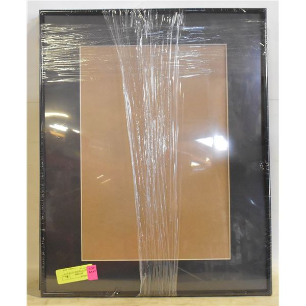 bLACK PHOTO FRAME 19 1/2" X15" MAT 10"X15" X3