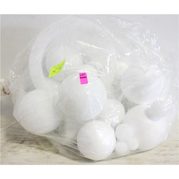STYRO FOAM BALLS & MORE