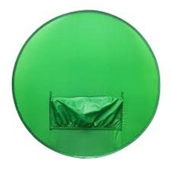 NEW AUTO PARTS 142CM ROUND GREEN SCREEN BACKDROP