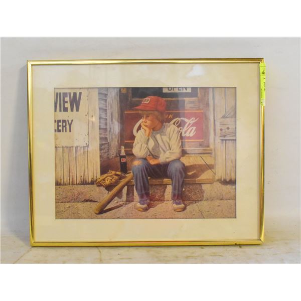 "TIME OUT" BY HENRY K RIPPLINGER PRINT