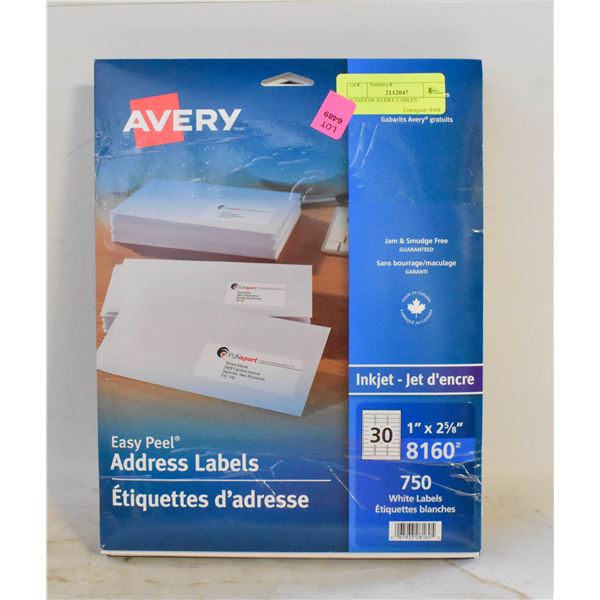 RANDOM AVERY LABLES