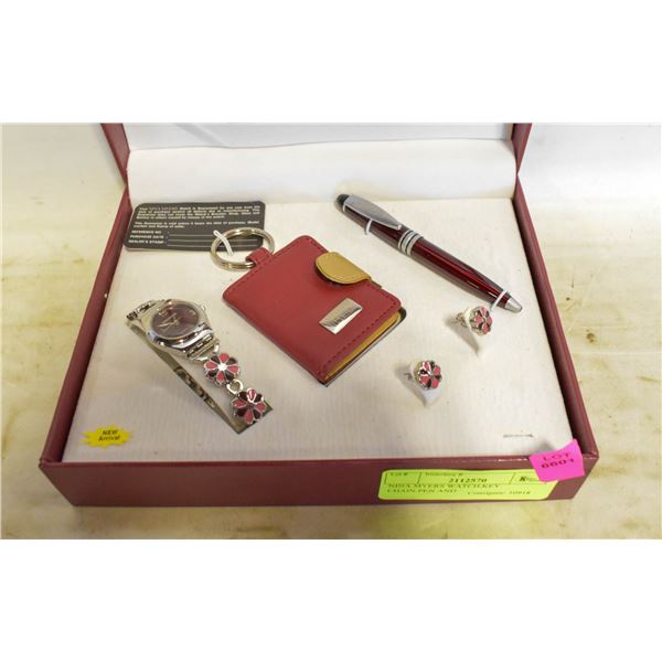NINA MYERS WATCH,KEY CHAIN,PEN AND
