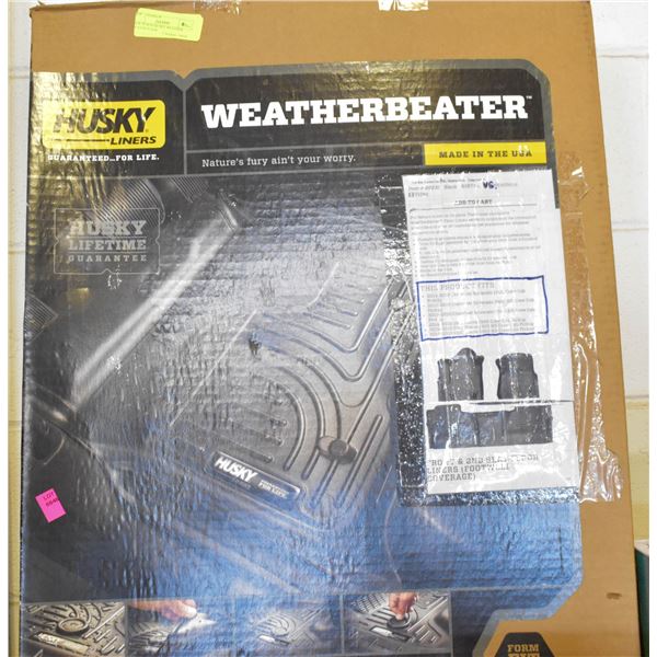 NEW IN BOX HUSKY WEATHER BEATER FLOOR