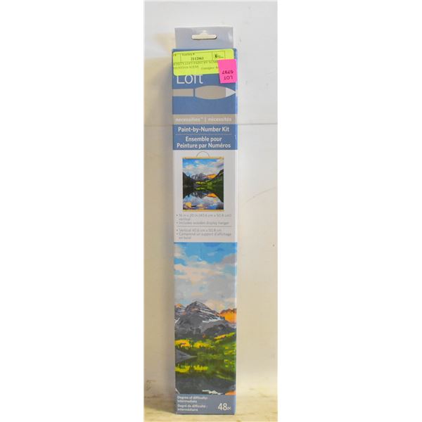ARTIST'S LOFT PAINT BY NUMBER MOUNTIAN SCENE