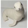 Image 2 : 14)  WHITE PROCELAIN BISQUE FIRED SEAL PUP