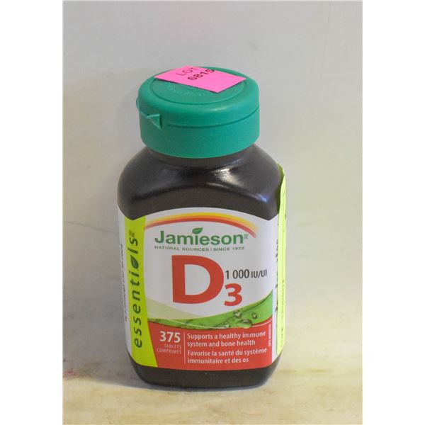 BRAND NEW JAMISEON D3 TABLETS