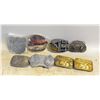 Image 1 : 8 COLLECTABLE BELT BUCKLES INCLUDING A