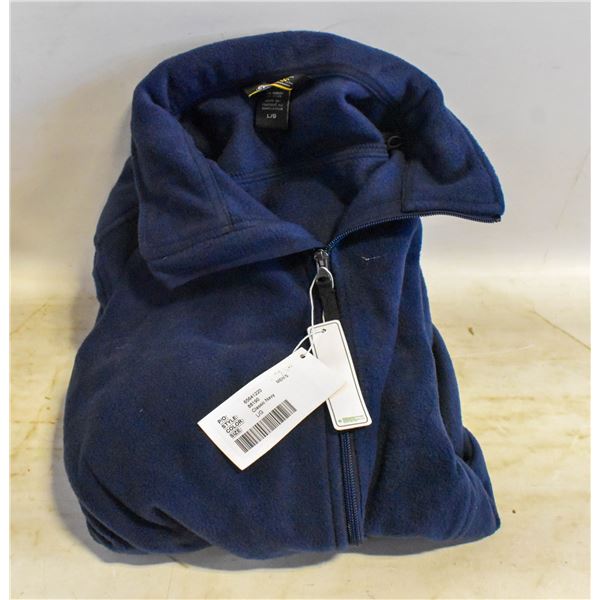 LARGE MENS NAVY FLEECY JACKET NEW