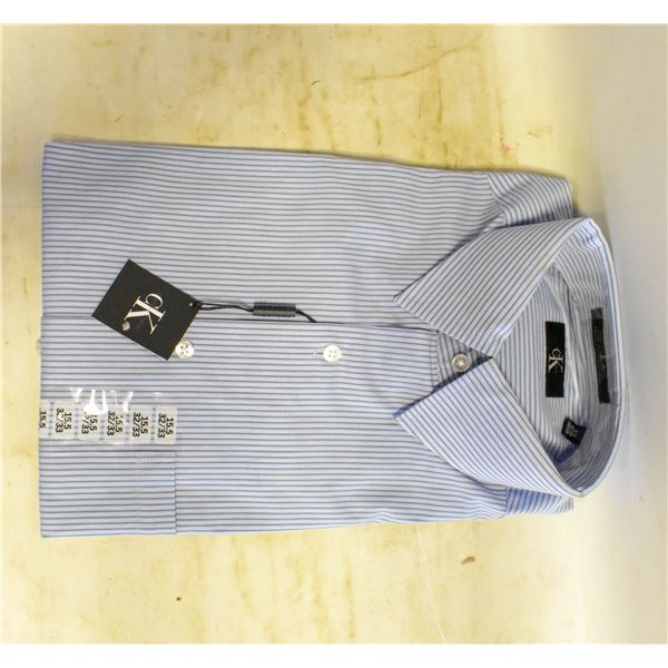 CALVIN KLEIN DRESS SHIRT 32/33 15.5 NEW