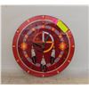 Image 1 : NAVAJO DREAM CATCHER RHEMED WALL CLOCK BATTERY OP.
