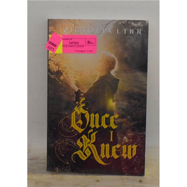 PAPERBACK-ONCE I KNEW