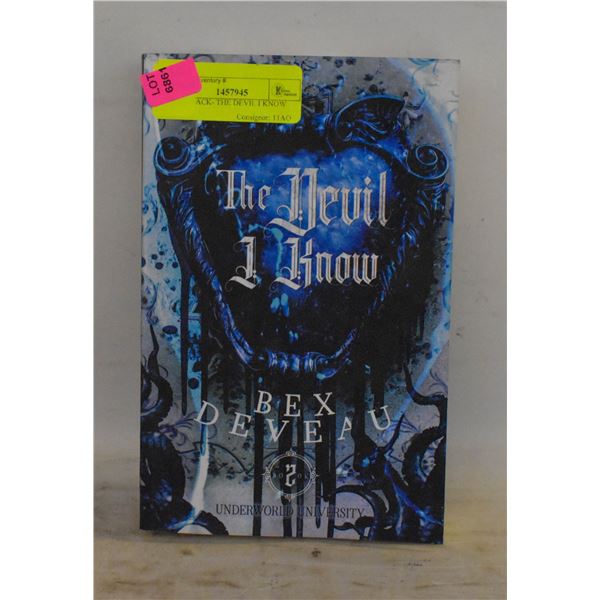 PAPERBACK- THE DEVIL I KNOW