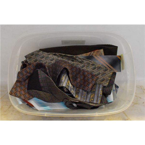 17 ESTATE TIES IN BIN