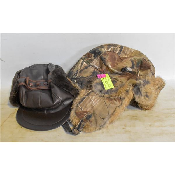 XL FUR TRIM TRAPPER HAT & 56CM WINTER EAR