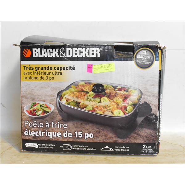 BLACK & DECKER ELECTRIC SKILLET