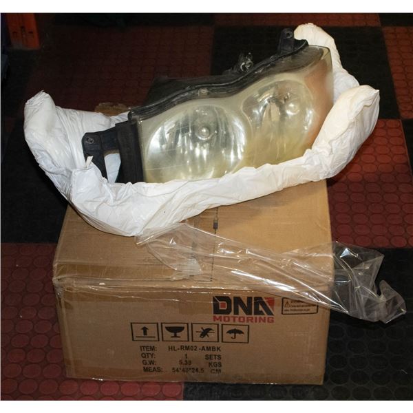 DNA MOTORING HEADLIGHTS HL-OH-DR02-BK-AM