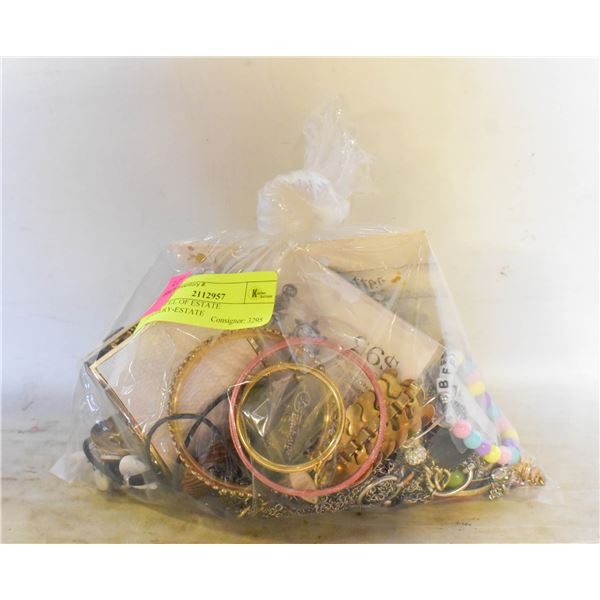 BAG FULL OF ESTATE JEWELRY-ESTATE