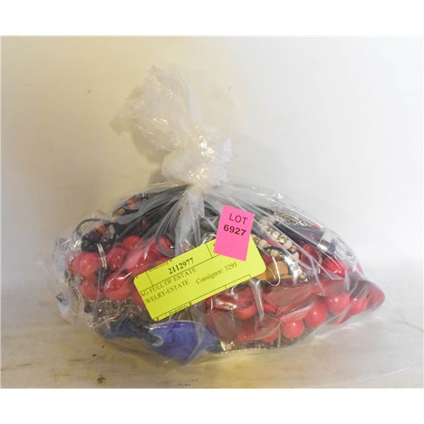 BAG FULL OF ESTATE JEWELRY-ESTATE