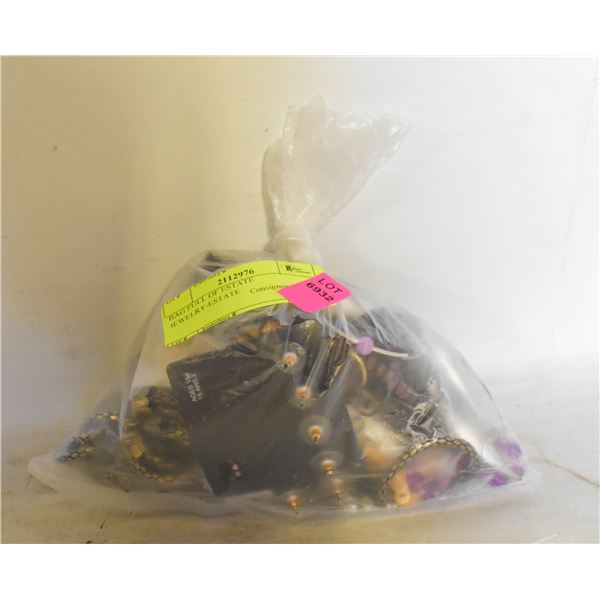BAG FULL OF ESTATE JEWELRY-ESTATE