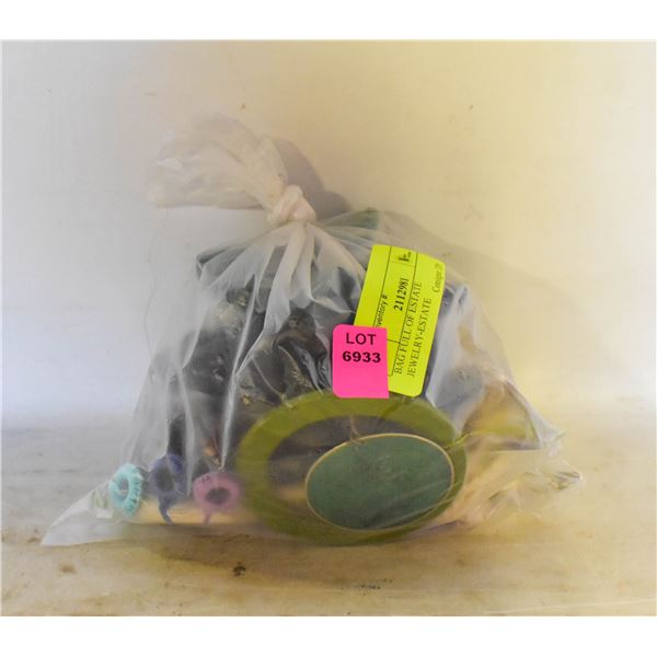 BAG FULL OF ESTATE JEWELRY-ESTATE