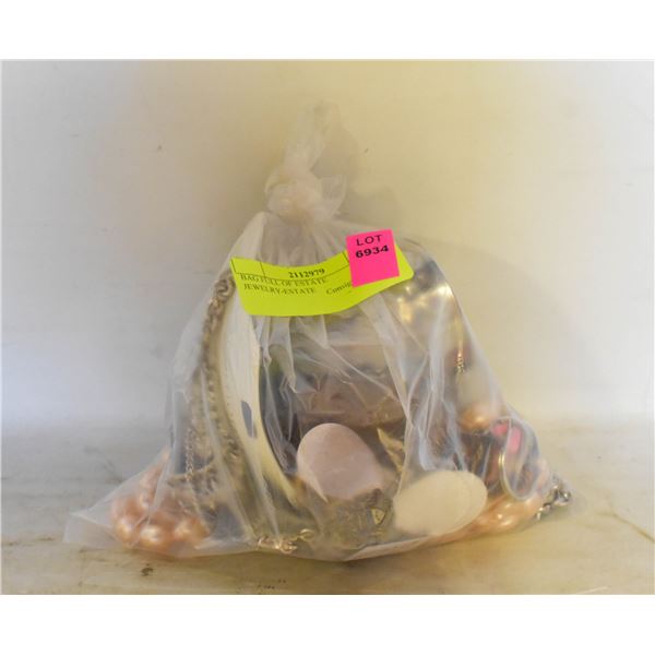 BAG FULL OF ESTATE JEWELRY-ESTATE