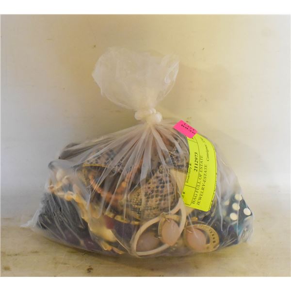 BAG FULL OF ESTATE JEWELRY-ESTATE