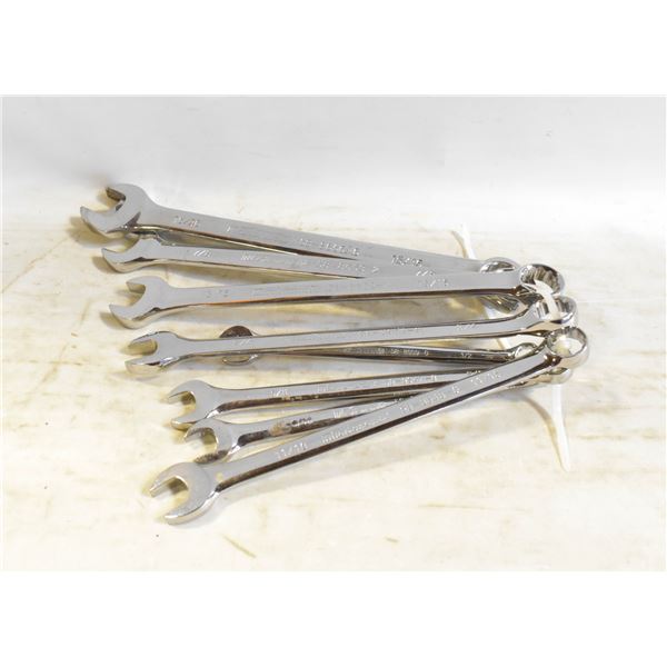 LARGE SET OF COMBINATION WRENCHES
