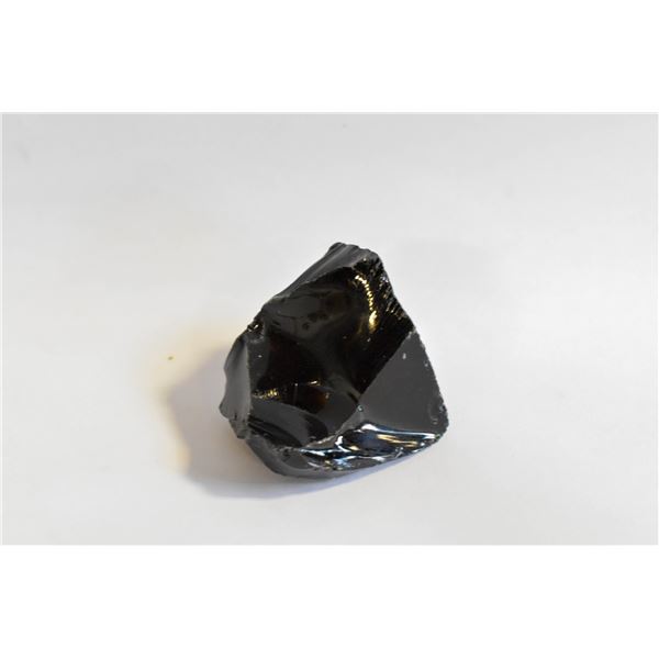 6)  NATURAL 58.4 GRAMS BLACK OBSIDIAN