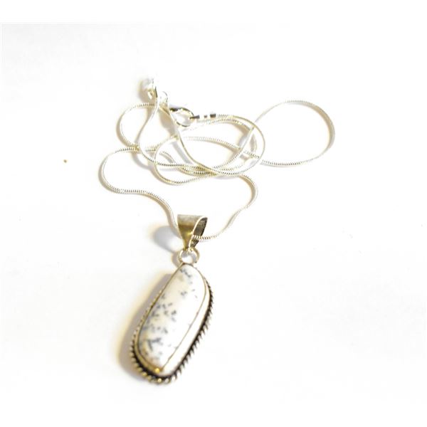 20)  NATURAL FREE FORM CUT DENDRITE OPAL