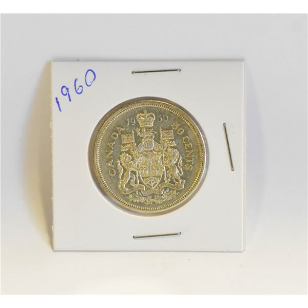 1960 CANADIAN SILVER HALF DOLLAR