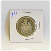 Image 1 : 1961 CANADIAN SILVER HALF DOLLAR