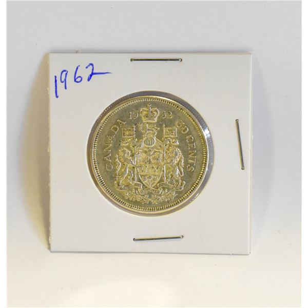 1962 CANADIAN SILVER HALF DOLLAR