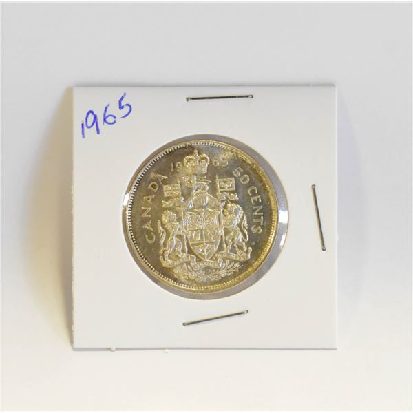 1965 CANADIAN SILVER HALF DOLLAR