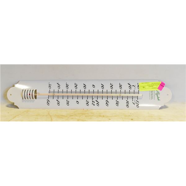 MANCAVE METAL WALL THERMOMETER