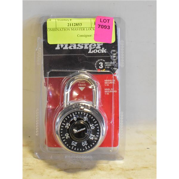 COMBINATION MASTER LOCK