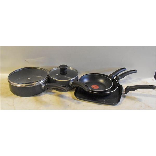TFAL POTS AND PANS SET
