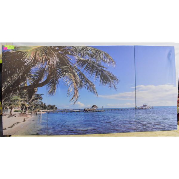 3PC HAWAII THEME CANVAS WALL ART