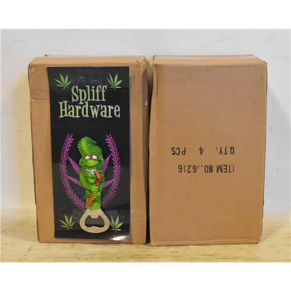 2 BOXES OF SPIFF BOTTLE OPENERS TOTAL OF 8