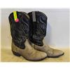Image 1 : CROCODILE SKIN BOOTS SIZE 12