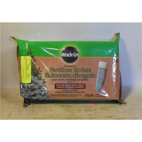 BOX OF MIRACLEGROW FERTILIZER SPIKES