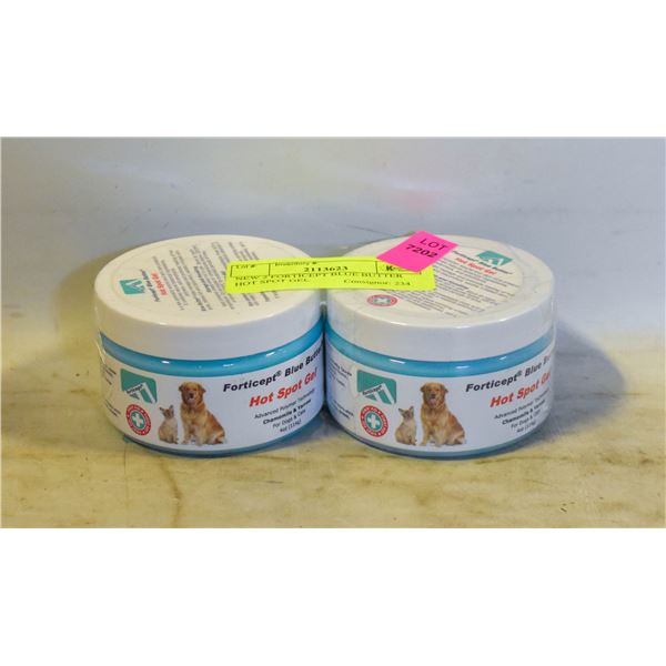 NEW 2 FORTICEPT BLUE BUTTER HOT SPOT GEL