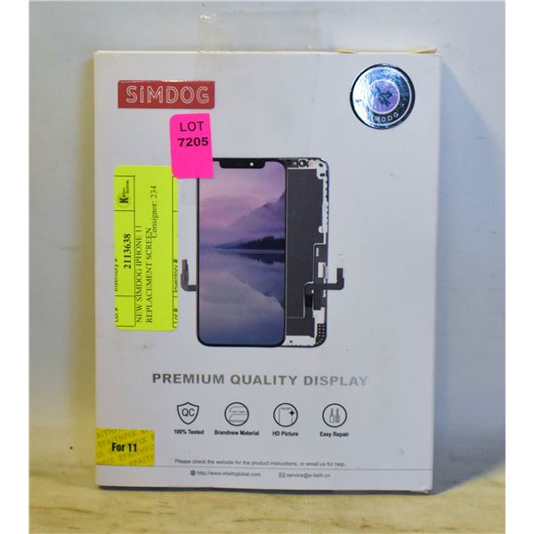 NEW SIMDOG IPHONE 11 REPLACEMENT SCREEN