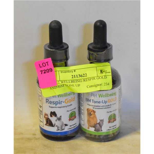 NEW 2 WELLBEING RESPIR GOLD AND BM TONE UP